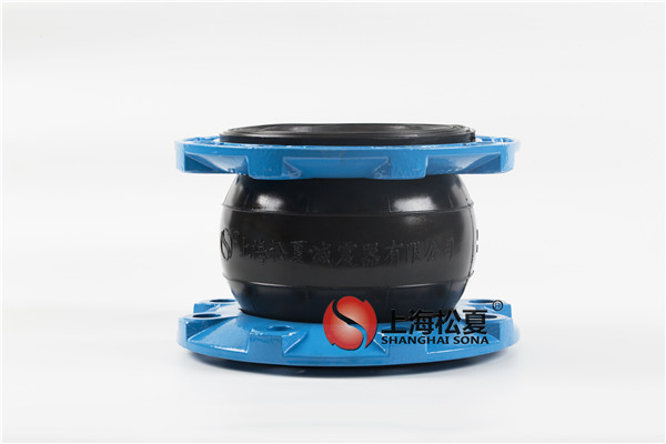 DN150球墨法蘭NRB材質橡膠軟接頭高清實拍圖